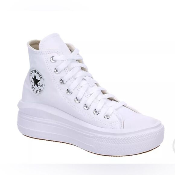 Converse All Star Hi platform CTAS Lift Hi white Platform Sneakers New in box 7 - Picture 15 of 16
